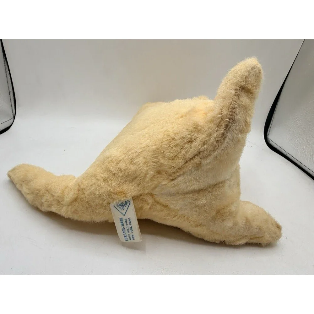 Vintage 12” Eden Toy Yellow Plus Kangaroo Mom & Removable Button Joey In Pocket